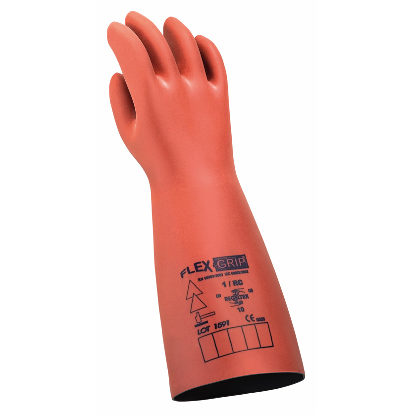 Gants isolants électricien 1000V Classe 0