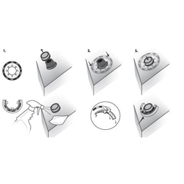 Couvercles pour bouton-poussoir et interrupteur rotatif amovible S2151 Master Lock #2