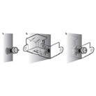 Couvercles pour bouton-poussoir et interrupteur rotatif installé S2153 Master Lock #2